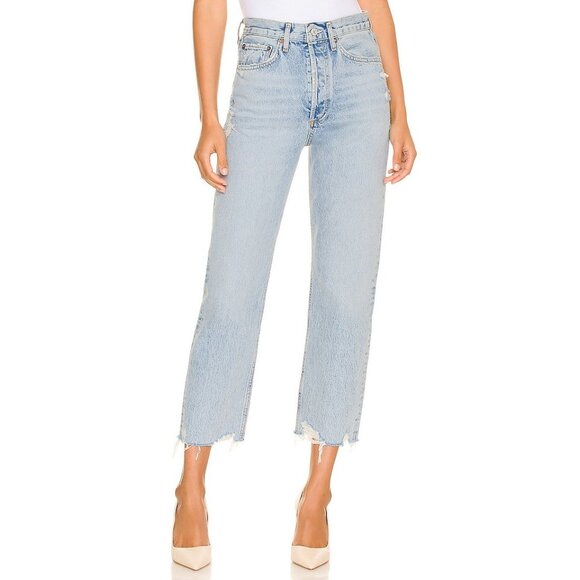 Agolde 90's Crop in Nerve Size 33 - Picture 1 of 4